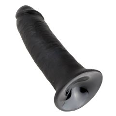 King Cock 10 - large clamp-on dildo (25cm) - black
