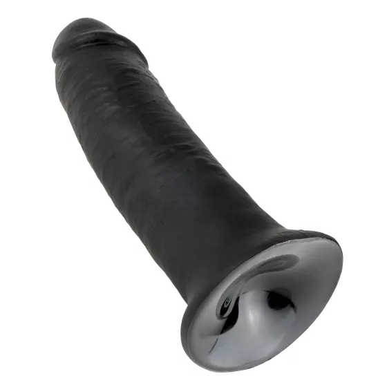 King Cock 10 Suction Cup Dildo (25cm) - Black"