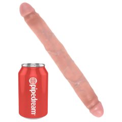   King Cock 12 Slim - Realistic Double Dildo (31cm) - Natural"