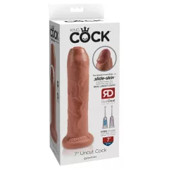 King Cock 7 - Lifelike Dildo (18cm) - Dark Natural"