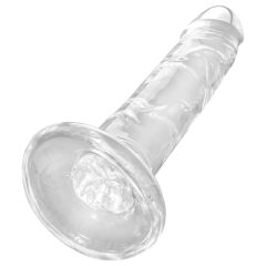 King Cock Clear 6 - Suction Cup Dildo (6 inches)