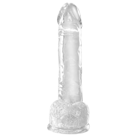 King Cock Clear 7 Suction Cup Dildo with Balls (18cm)"