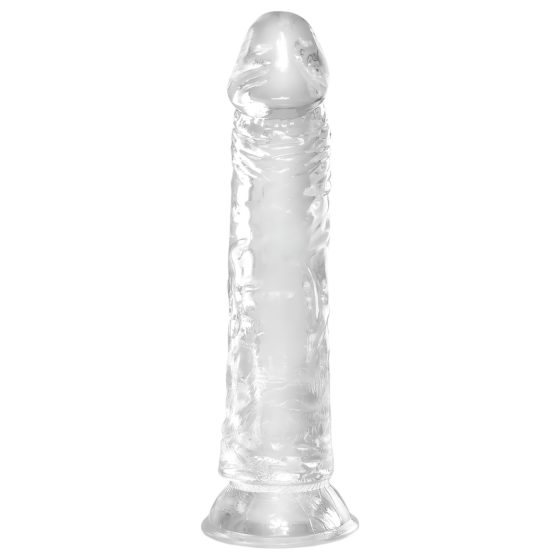 King Cock Clear 8 - Large 20cm Suction Cup Dildo"