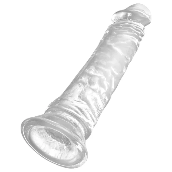King Cock Clear 8 - Large 20cm Suction Cup Dildo"