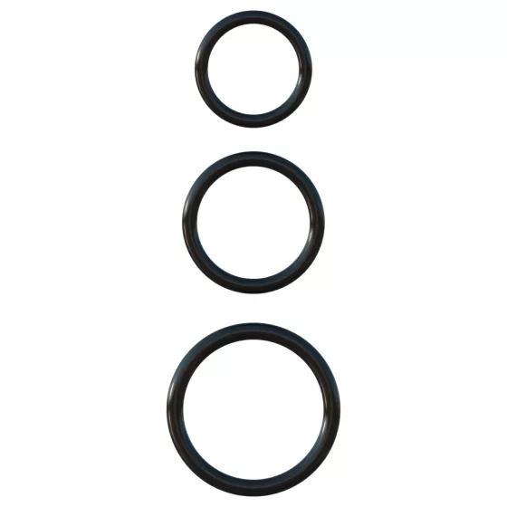Fantasy C-Ringz - Trio Penis Ring (Black)