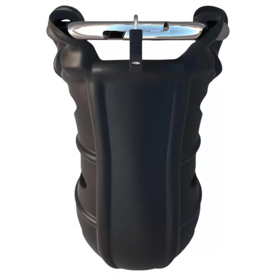 C-Ringz - Silicone Black Chastity Cage