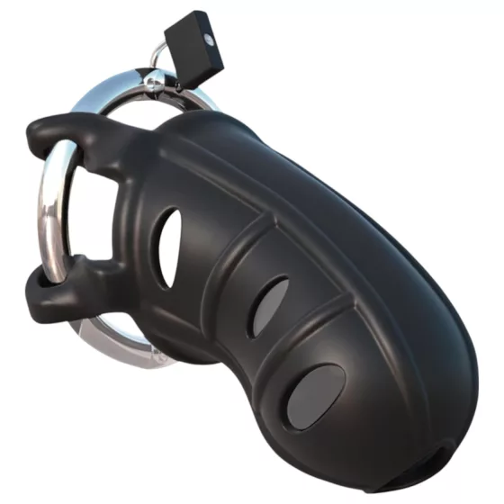 C-Ringz - Silicone Black Chastity Cage