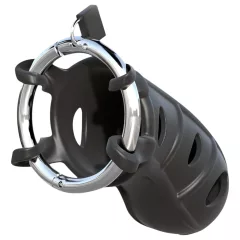 C-Ringz - Silicone Black Chastity Cage