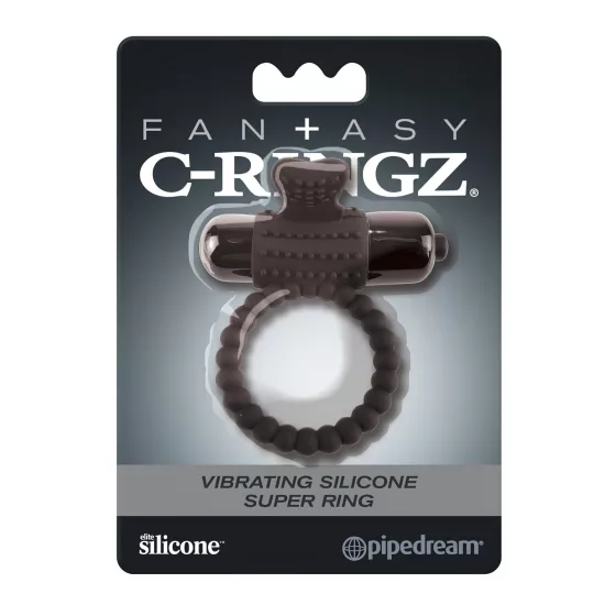 Pipedream Fantasy C-Ringz - Vibrating Penis Ring (Black)