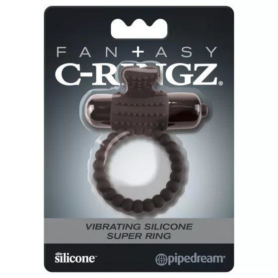 Pipedream Fantasy C-Ringz - Vibrating Penis Ring (Black)