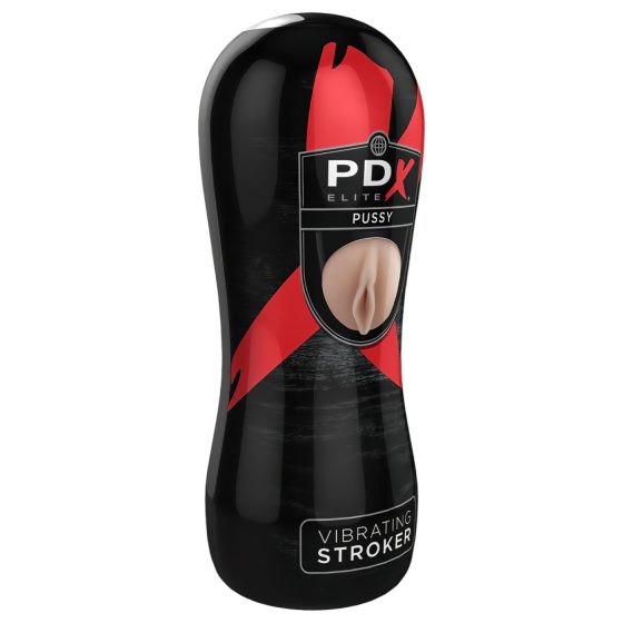 PDX Pussy Vibrating Stroker - Natural Vibe Stroker