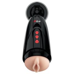 PDX Elite Dirty Talk - Vibrating Male Masturbator (Black)