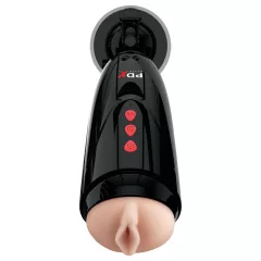 PDX Elite Dirty Talk - Vibrating Masturbator (Black)