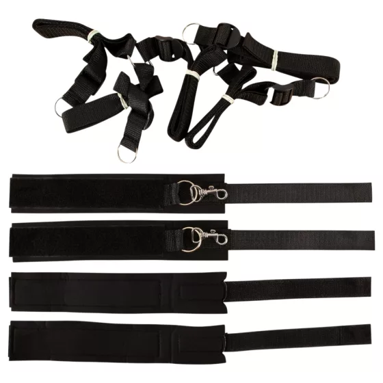Fetish Fantasy - Bed Restraint Set (Black)