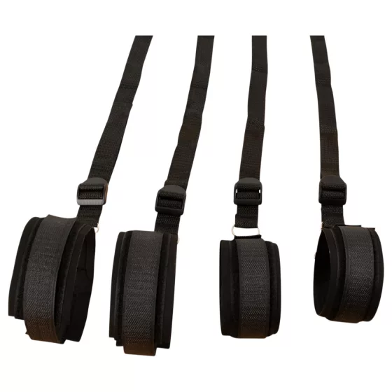 Fetish Fantasy - Bed Restraint Set (Black)