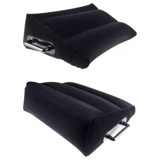 Fetish Fantasy - Inflatable Sex Cushion with Handles (Black)