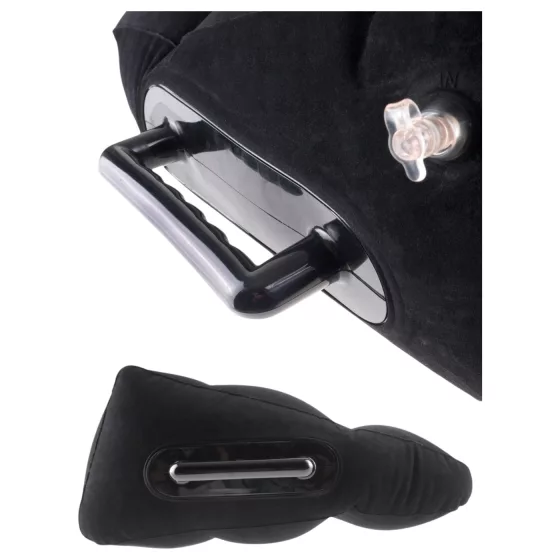 Fetish Fantasy - Inflatable Sex Cushion with Handles (Black)