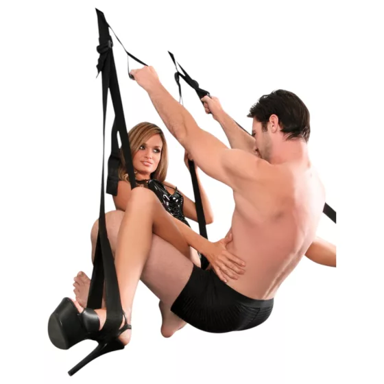 Fetish Fantasy - Door-Mounted Sex Swing (Black)