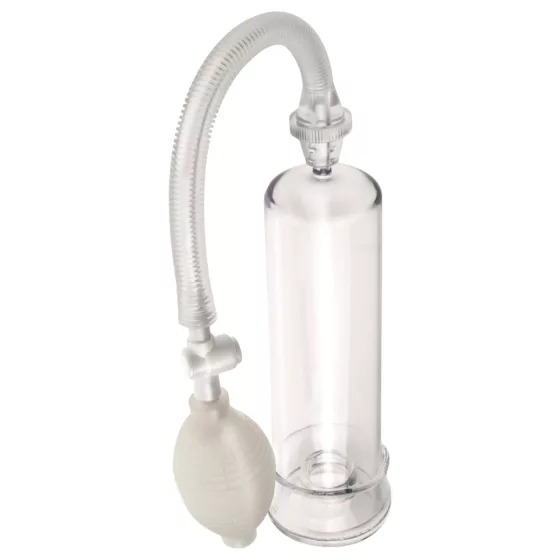 Pipedream - Pump Worx Beginner’s - transparent penis pump (19 cm)