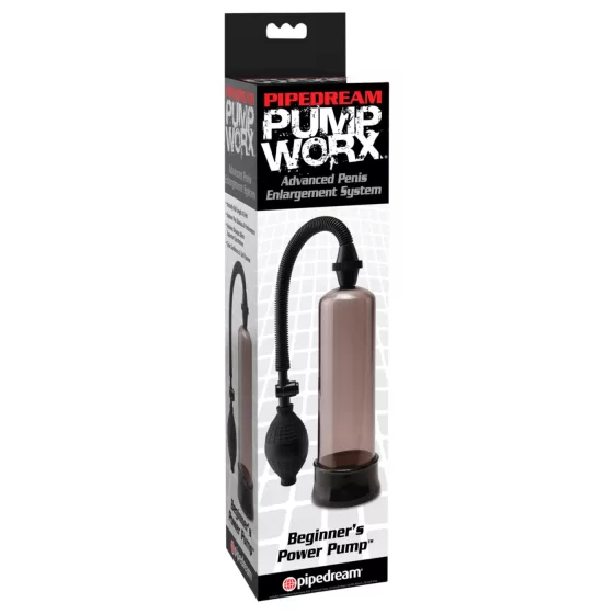 Pipedream - Pump Worx Beginner’s - black penis pump (19 cm)