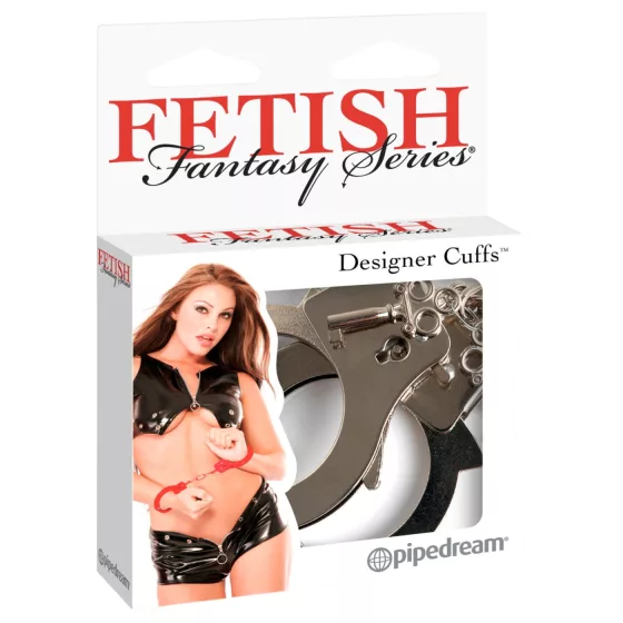 Fetish Fantasy - Designer Metal Handcuffs (Silver)