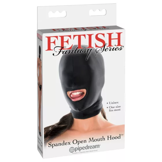 Fetish Fantasy - Oral Mask with Mouth Opening (Black)