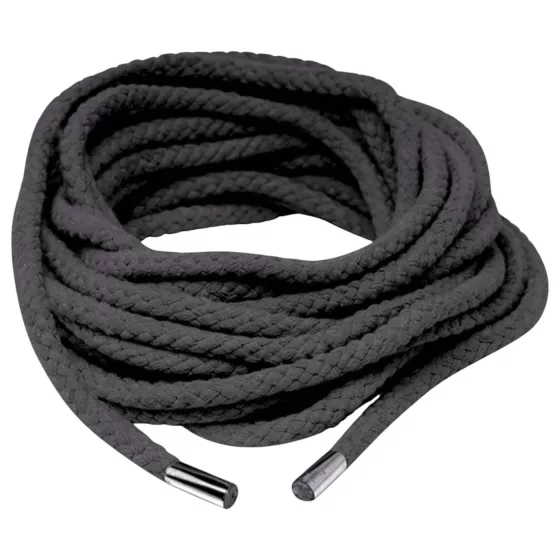 Fetish Silk Rope - Shibari Bondage Rope - 10m (Black)