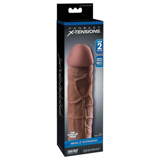 X-TENSION Mega 2 - Realistic Sleeve (8) - Dark Natural"