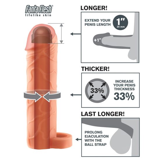 X-TENSION Perfect 1 - Natural Enhancement Sleeve (17.7cm)