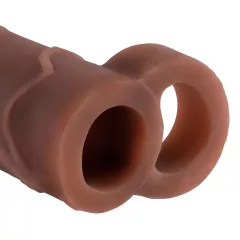 X-TENSION Perfect 2 - Premium Cock Sleeve (19cm) - Dark Nude