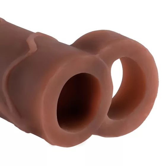X-TENSION Perfect 2 - Premium Cock Sleeve (19cm) - Dark Nude