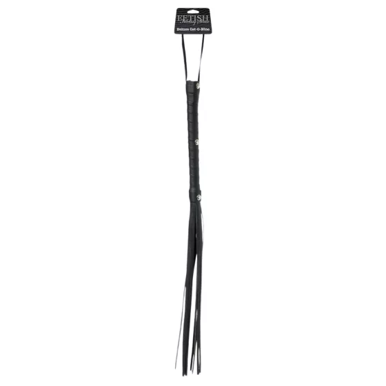 Pipedream - Fetish Fantasy Deluxe Cat-O-Nine - whip - black (65 cm)