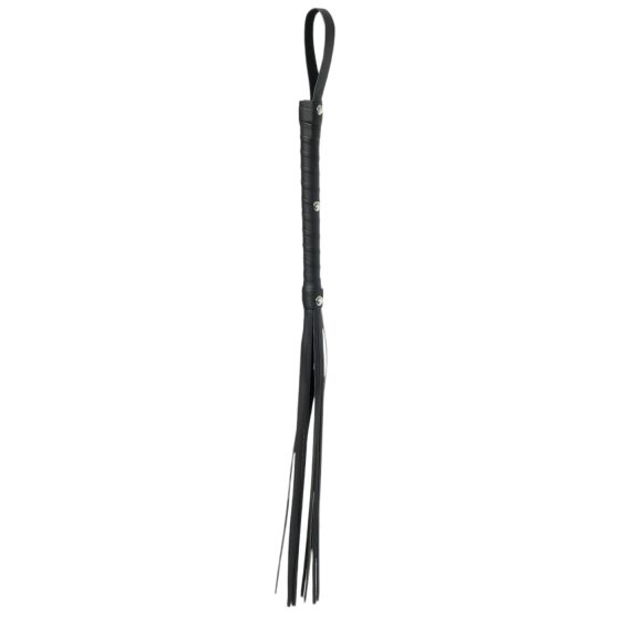 Fetish Fantasy Deluxe Cat-O-Nine Whip (65cm) - Black