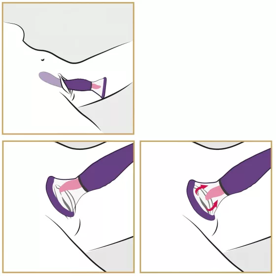 Pipedream - Fantasy - rechargeable 3‑in‑1 licking vibrator (purple)