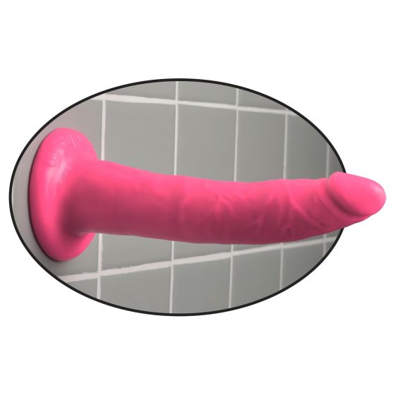 Dillio 7 - Lifelike Suction Cup Dildo (7 inch) - Pink