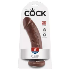 King Cock 8 Dildo (20 cm, brown)"