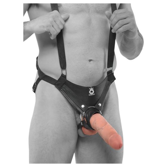 King Cock Strap-on 10 - Hollow Strap-on Dildo 25cm"