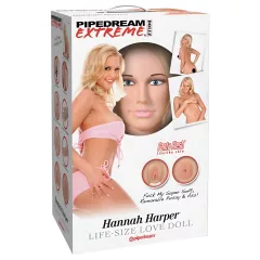 Pipedream Hannah Harper - Life-Size Doll with 3D Face