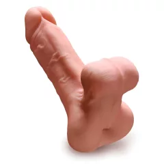   PDX Reach Around - 2‑in‑1 masturbator and penis sleeve (flesh‑coloured)