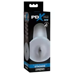   PDX Pump & Dump - lifelike artificial butt masturbator (transparent)