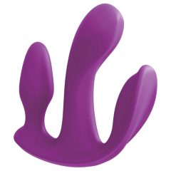   3Some Total Ecstasy - Cordless Triple Vibrator with Radio (Purple)