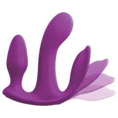   3Some Total Ecstasy - Cordless Triple Vibrator with Radio (Purple)