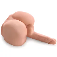PDX Dirty Talk - Realistic Torso with Dildo (Natural)