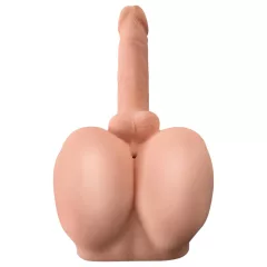 PDX Dirty Talk - Realistic Torso with Dildo (Natural)