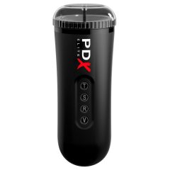 PDX Moto Blower - suction, vibrating masturbator (black)