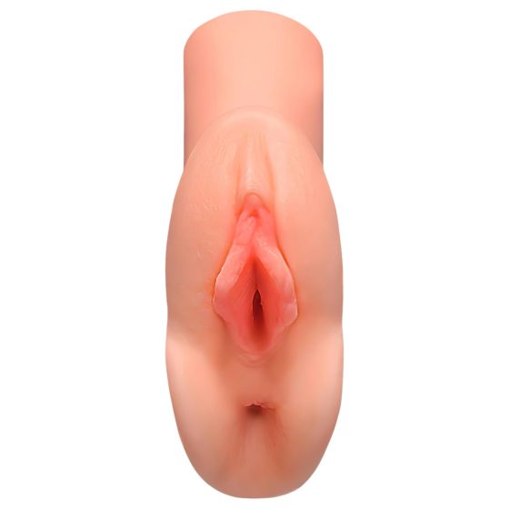 PDX Double Stroker - 2in1 Realistic Masturbator (Natural)