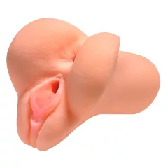   PDX Pick Your Pleasure - 2‑in‑1 Realistic Masturbator (Flesh)