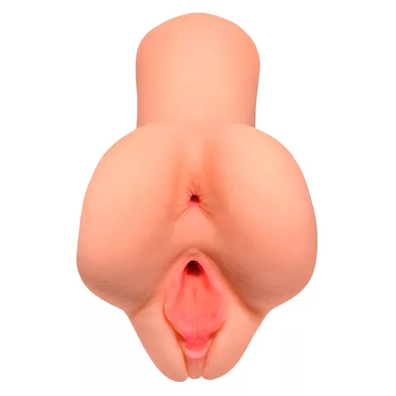 PDX Pick Your Pleasure - 2‑in‑1 Realistic Masturbator (Flesh)