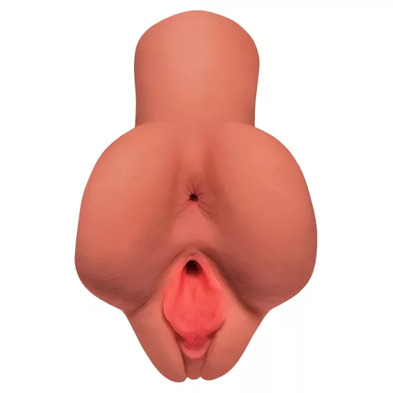 PDX Pick Your Pleasure - 2-in-1 Vagina & Butt Stroker (Natural)