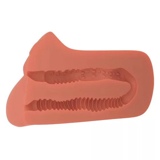 PDX Pick Your Pleasure - 2-in-1 Vagina & Butt Stroker (Natural)